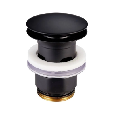 Донный клапан Devit Art, черный матовый (13140B)