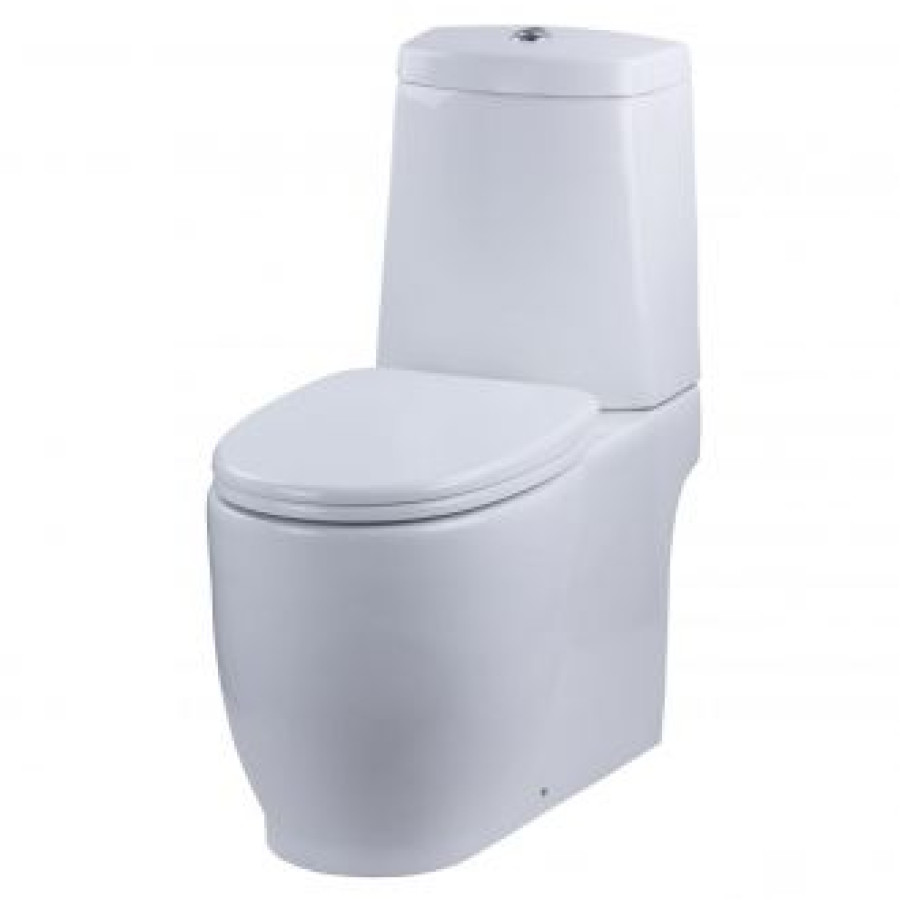 Унитаз-компакт Devit Prestige 3010124 soft-close с металл. креплением - фото 1
