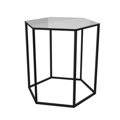 Стол журнальный Тур 40*35*40 (стекло белое)