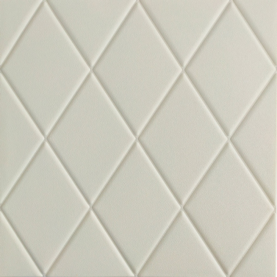 Панель стеновая 3D OS-RH01-7 White 700*700*7mm - фото 1