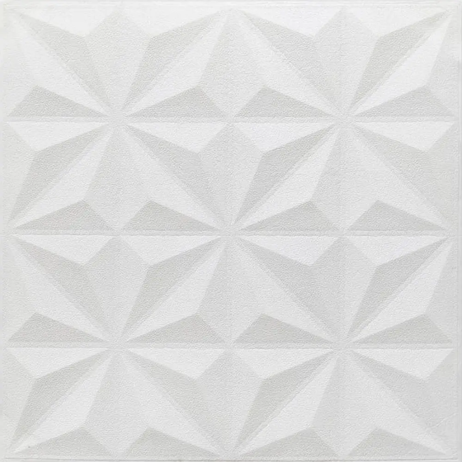 Панель 3D 116 OS-SH01-8 WHITE 700*700*8mm - фото 1