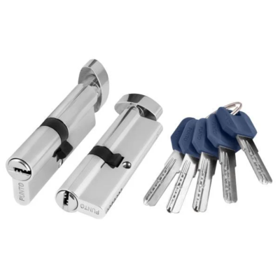Целиндровый механизм Punto Z400/80mm (30+10+40) CP хром 5кл