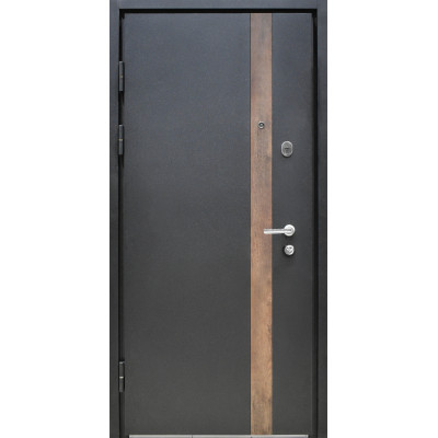 Дверь Galicia Modern металл RAL 9803 М/мдф Спил дерева конеячный 860 пр/ручка Kedr CR