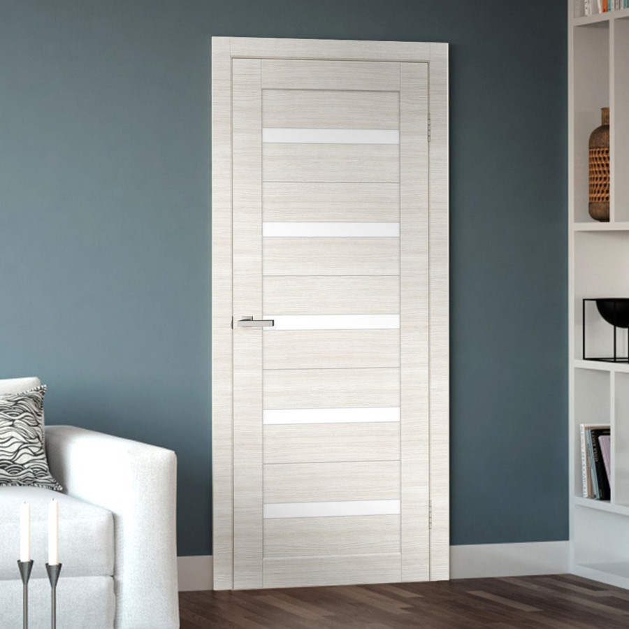 Двері міжкімнатні ОМІС CORTEX DECO 07 ПО ДУБ BIANCO 80 - фото 2