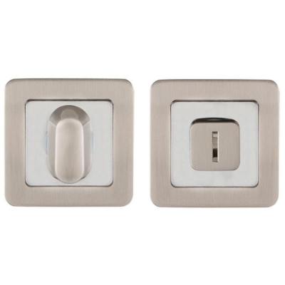 Накладная-поворотник Punto BK6 QR SN/CP-3 (матовый никель/хром)