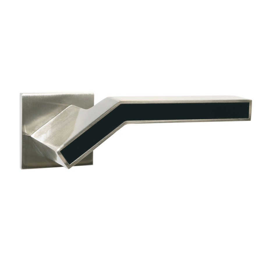 Ручка TM RB Q 04.50 SN/мат никель (квадратная розета SLIM толщ. 6мм.) - фото 1