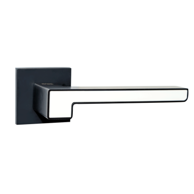 Ручка TM RB Q 05.50 MB/мат черный (КВАДРАТНАЯ розета SLIM толщ. 6 мм)