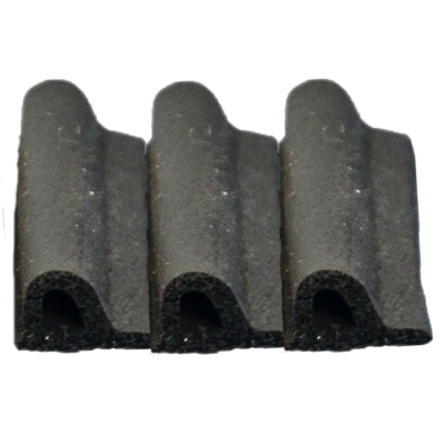 Уплотнитель самоклеющийся P, 100м, черный, Technics 10-779