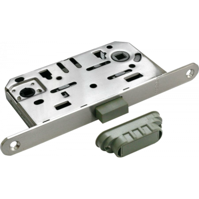 Замок межкомнатный МАГНИТ под WC M1895 SN (серебро)