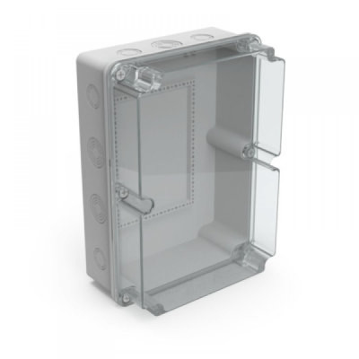 Бокс 225 Х31Х130, термопластик/поликарбонат, IP 65, серый/прозрачный, Mutlusan, (0010460711300044)