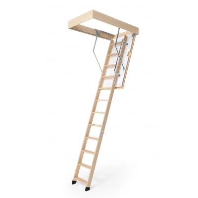 Деревянная лестница на чердак 120*60 3 секции ,Prima
