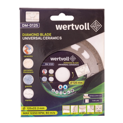 Диск алмазный Wertvoll-125 Universal Ceramics