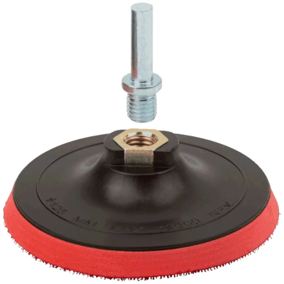 Диск для шлифмашины угловой NovoTools M14x2 с липучкой и переходником 125мм
