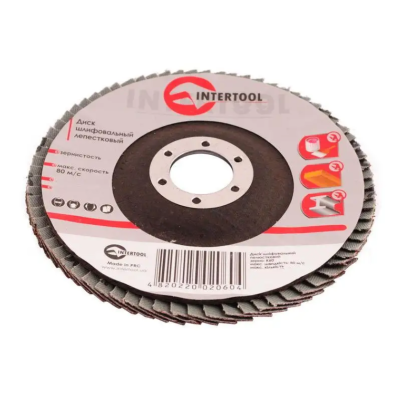 Диск лепестковый торцевой Intertoll 125мм хР60
