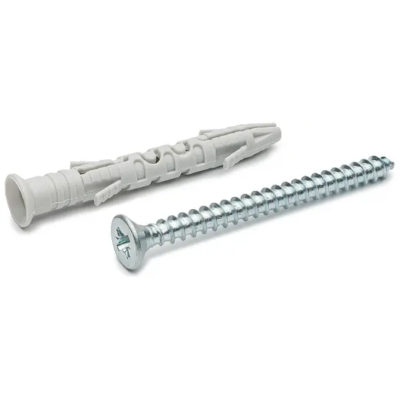 Дюбель распорный с шурупом со скрытой головкой WM 8/6*60 п=100