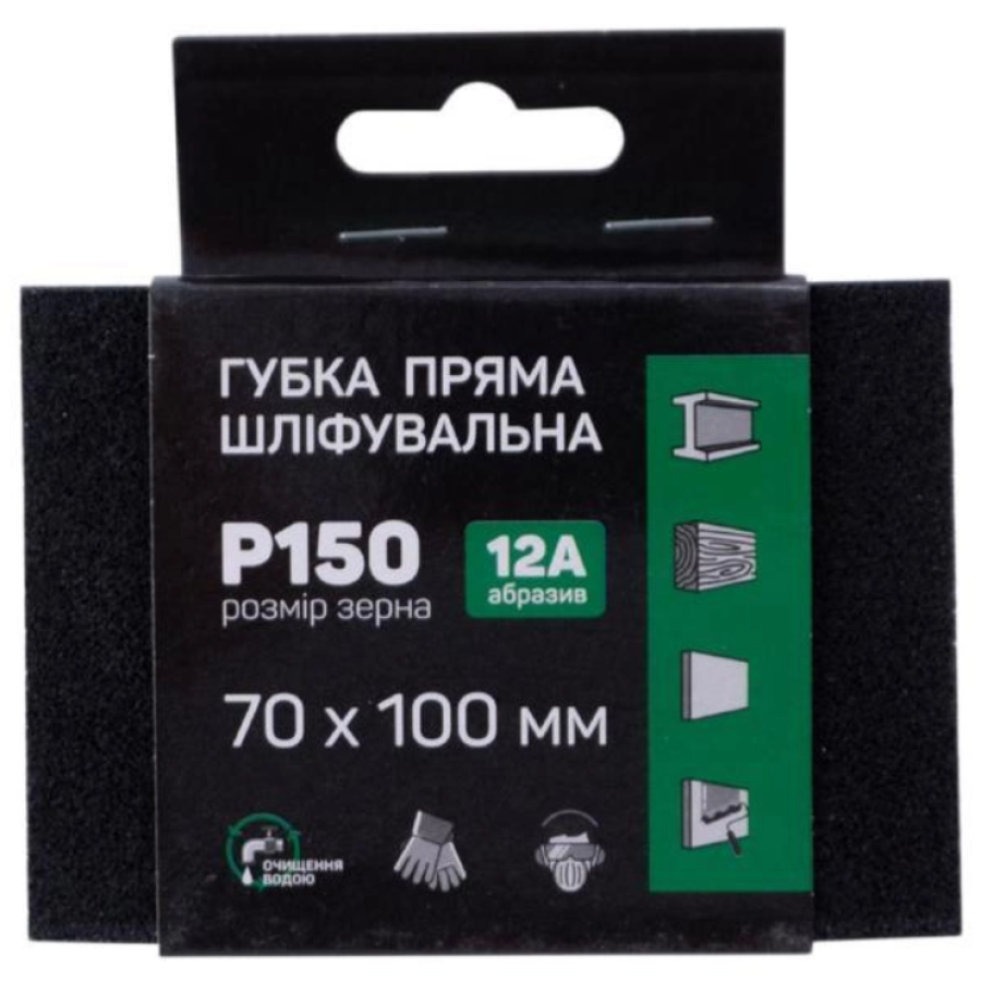 Губка шліфувальна 100*70*25*Р150 пряма - фото 4