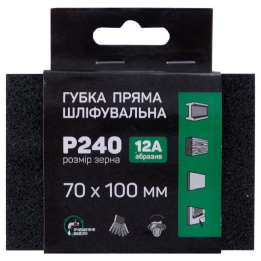 Губка шліфувальна 100*70*25*Р240 пряма - фото 4
