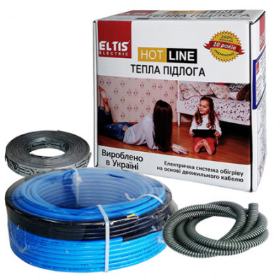 Кабель 2-х жилой HOT LINE Комплекс ДК-820 820Вт 48м+10м.мс+2м.г 220в 4.8-6.0кв.м. ЭЛТИС