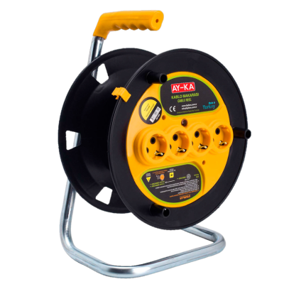 Катушка 4 гнезда с/с, 16А до 50м., AY-KA