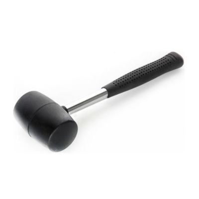 Киянка резиновая Сила - 340г*55мм черная, ручка