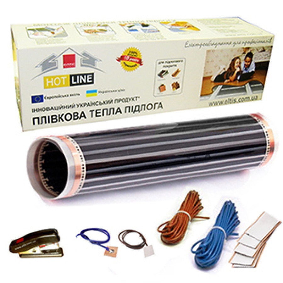Комплект плівкової теплої підлоги HOT LINE ПП-4 880ВТ 4м2 - фото 1