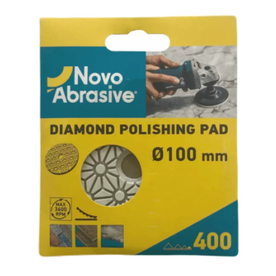 Круг полировальный Novobrasive 100мм Р400 звезда