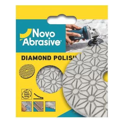 Круг полировальный Novobrasive 100мм Р60 звезда