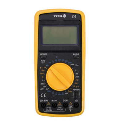 Мультиметр для измерения электрических параметров Vorel: цифровой