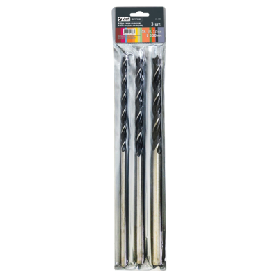 Набор сверл по дереву, 3шт, 300мм, (8-12мм) Spitce | 21-930
