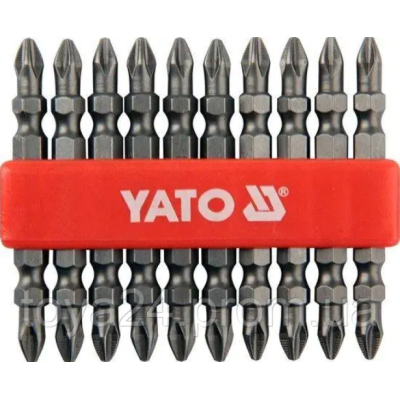 Отверточная насадка YATO : "Philips" PH2, L= 25 мм, уп. 10 шт.