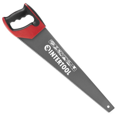 Ножовка по дереву Intertool - 500мм x7Tx1"x3D