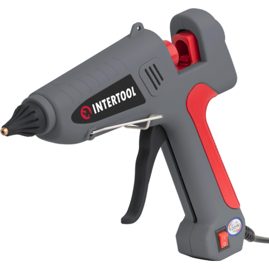 Пистолет клеевой Intertool 11,2мм*100Вт - фото 7