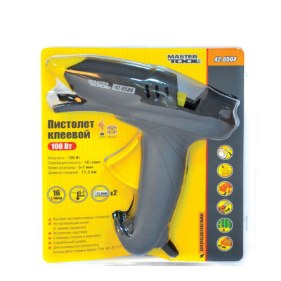 Пістолет клейовий Mastertool - 11,2мм*100Вт