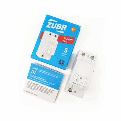 Реле напряжения ZUBR D2-40 red