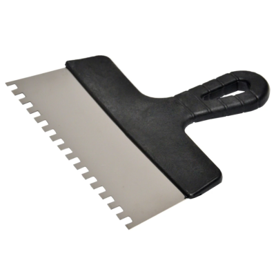 Шпатель нержавеющий 150мм, зуб 6х6мм Favorit | 05-440