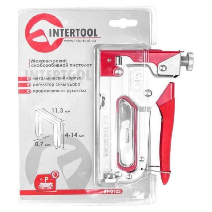 Степлер Intertool - скоба 4-14мм - фото 6