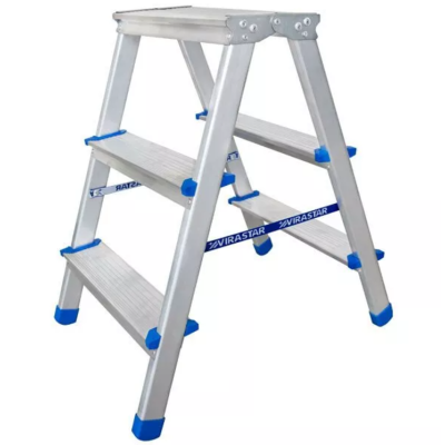 Стремянка алюминиевая 3 ступеней Virastar Gora
