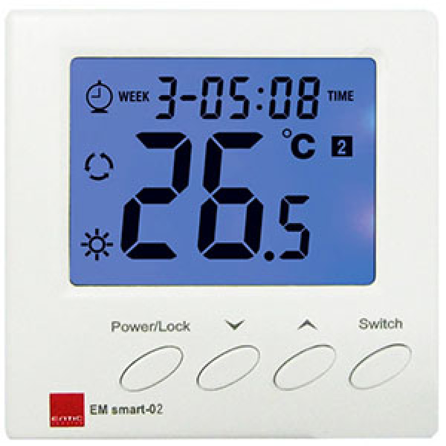 Терморегулятор SMART-02 цифровой 16А ЭМ - фото 1