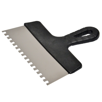 Шпатель нержавеющий 250мм, зуб 6х6мм Favorit | 05-446