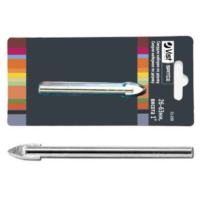 Сверло по стеклу и плитке, 6мм Spitce | 22-001