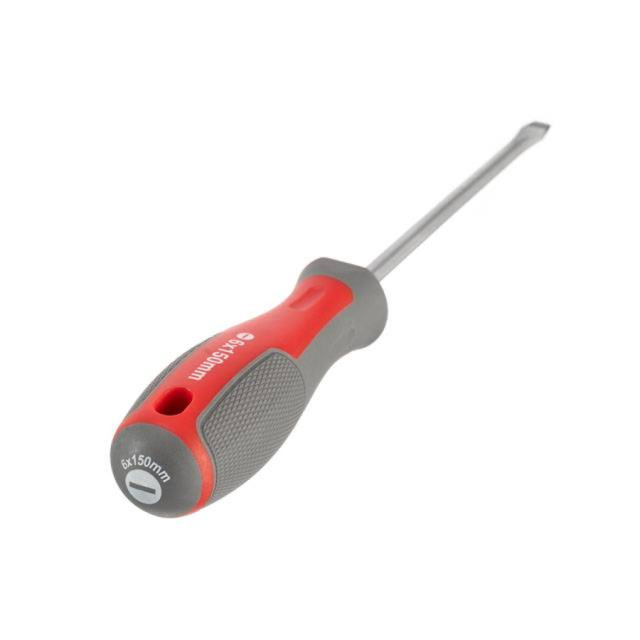 Отвертка Intertool SL6*150мм - фото 2