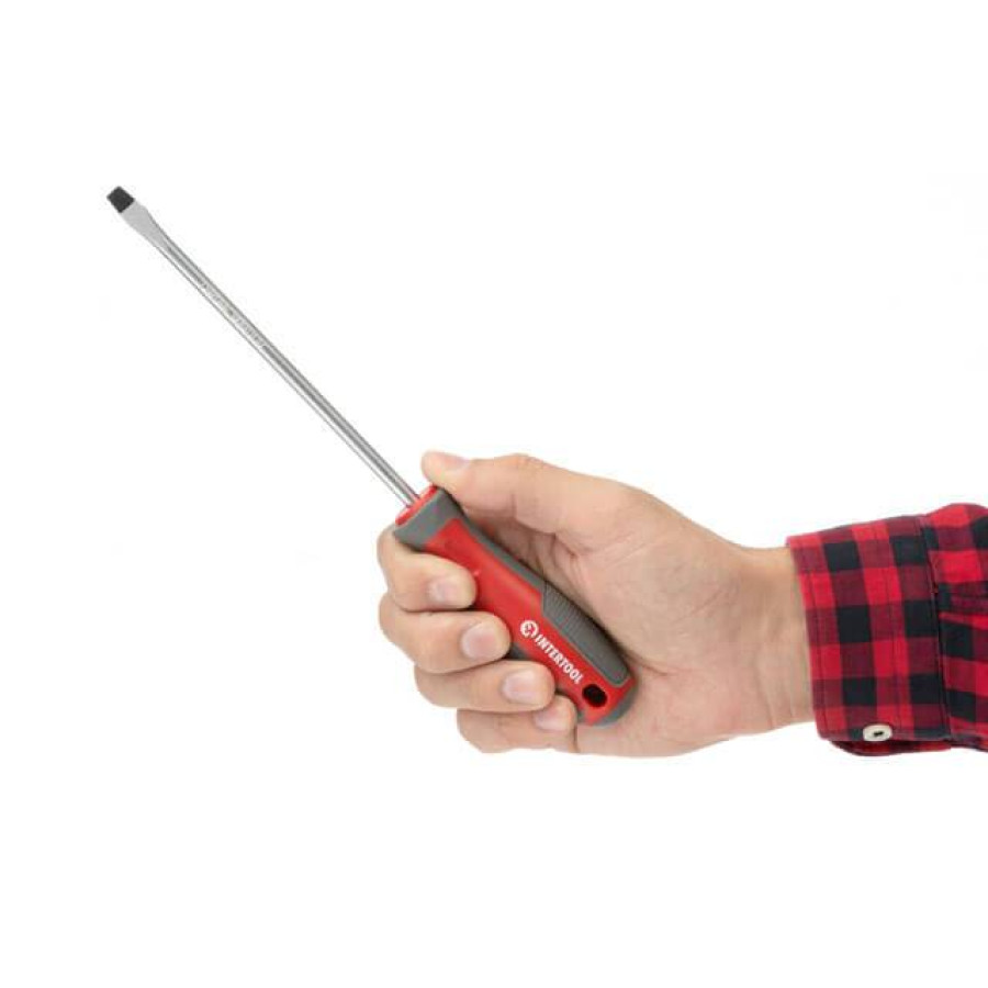 Отвертка Intertool SL6*150мм - фото 4
