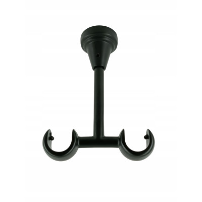 Держатель "Cardinal" D19+19 черный мат на потолок