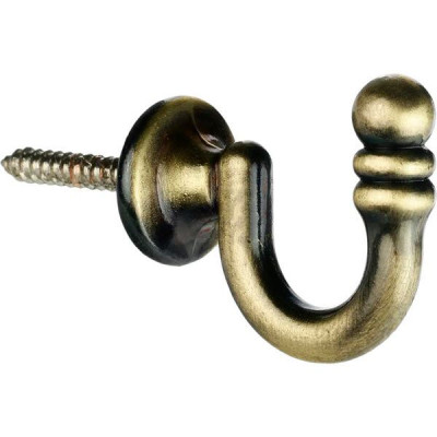 Крюк для штор антик