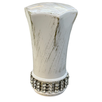 Насадка "Cardinal" D25 белое золото плутон с кристаллом