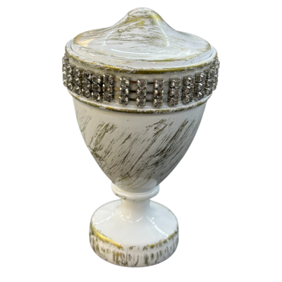 Насадка "Cardinal" D25 белое золото палацио с кристаллом