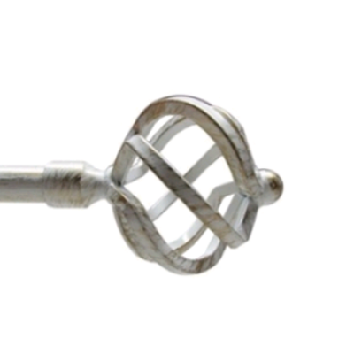 Насадка "Cardinal" D25 белое золото шар ажур