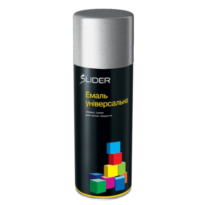 Аэрозольная краска Lider 9006 серебряный 0,4 кг