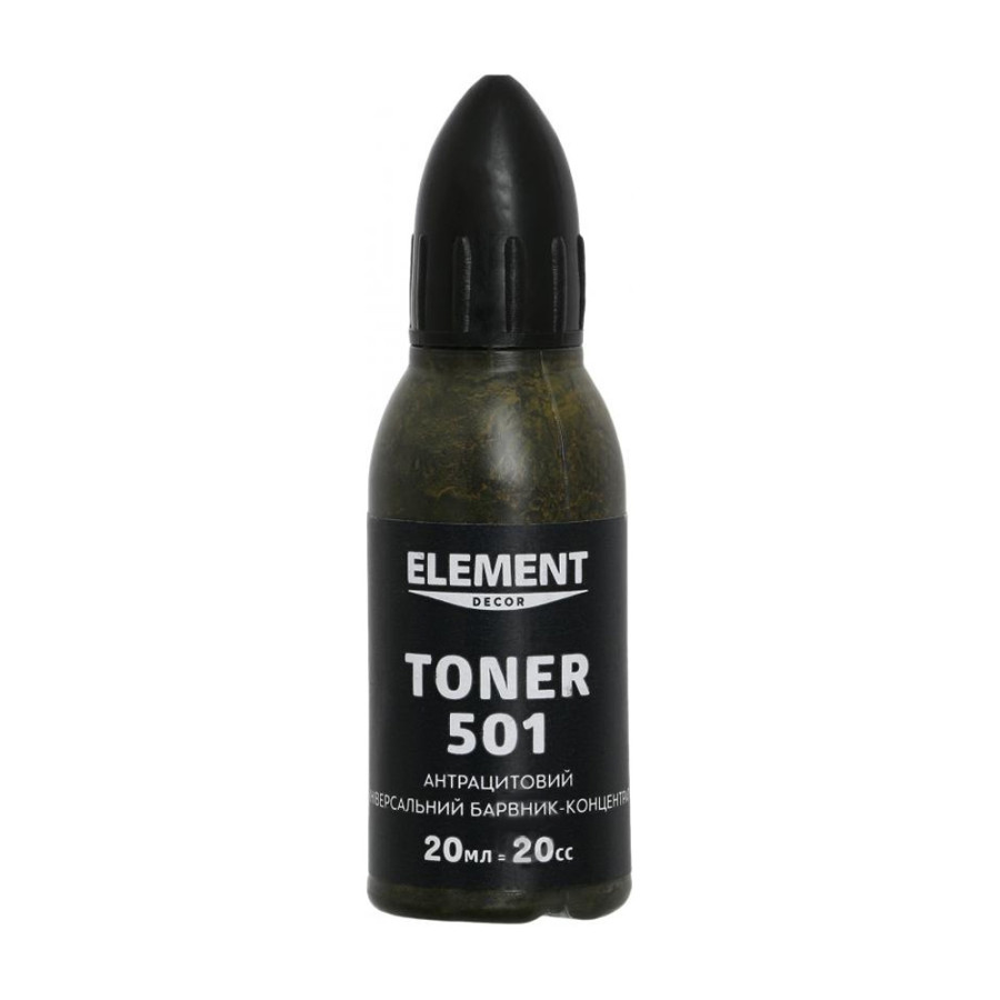 Барвник Element Decor Tonor 501 антрацитовий 20мл - фото 1