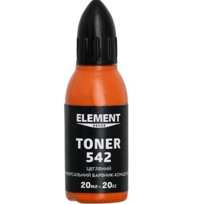 Краситель Element Decor Tonor 545 кирпичный 20мл